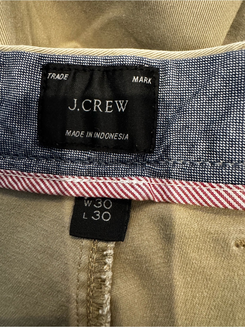 J. Crew Menโs 770 Straight Chino Pants in Tan
